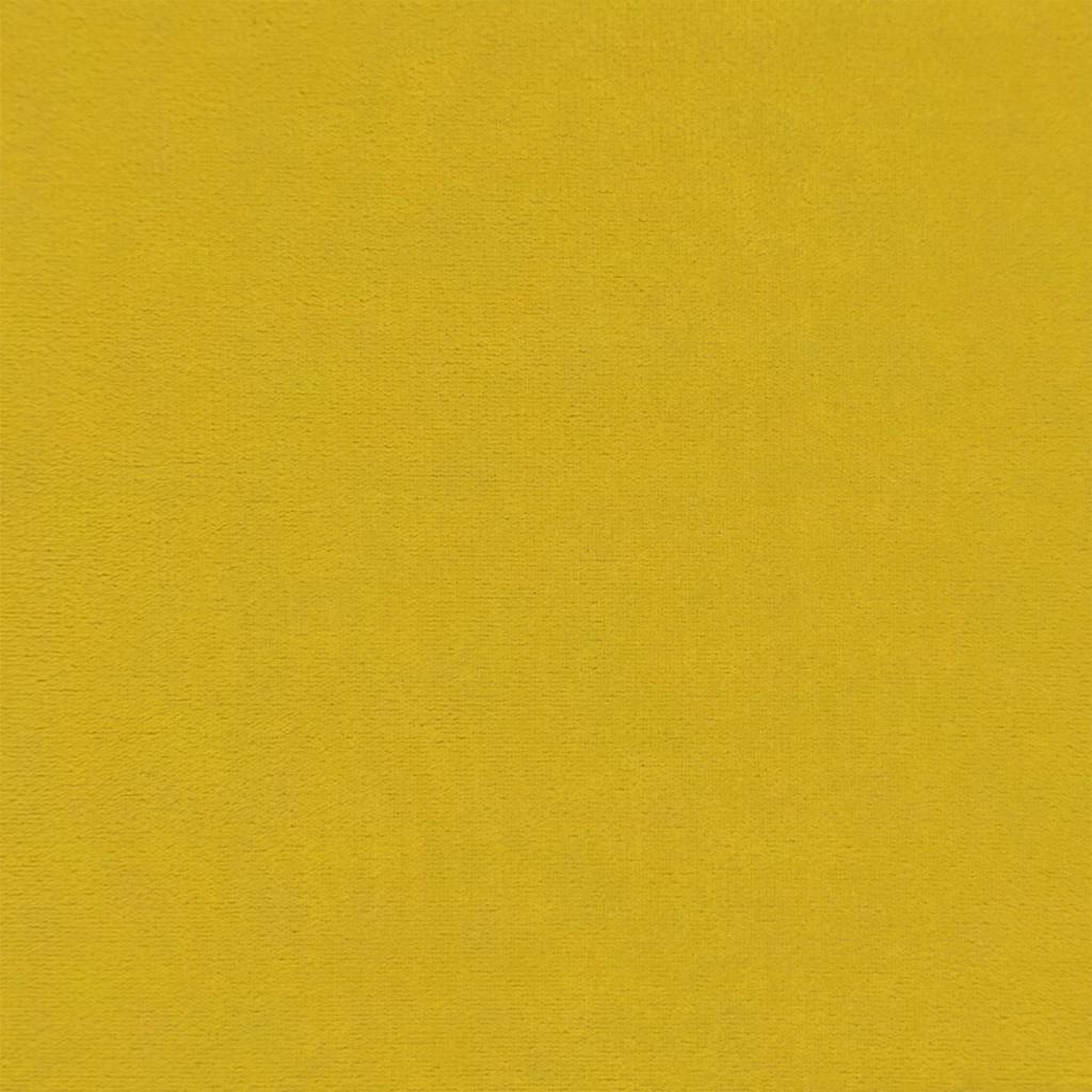 Divano a 2 Posti con Cuscini Giallo 140 cm in Velluto vidaXL - 6