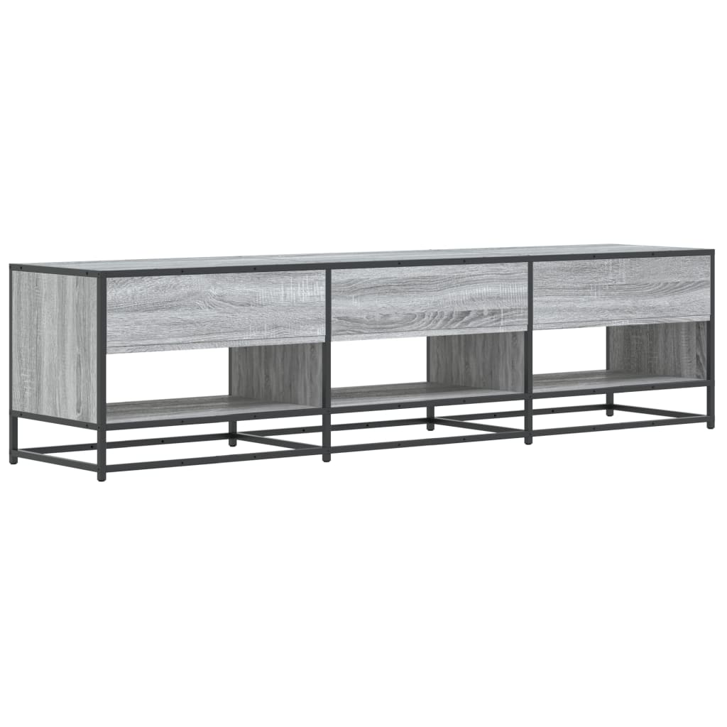 Maison Exclusive - Meuble TV sonoma gris 180x40x46 cm bois d'ingénierie - 6