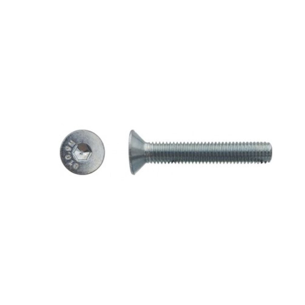 Lot De 50 Vis Métaux Zinguées 6 X 40 Mm – Générique – Acier – Stock Neuf