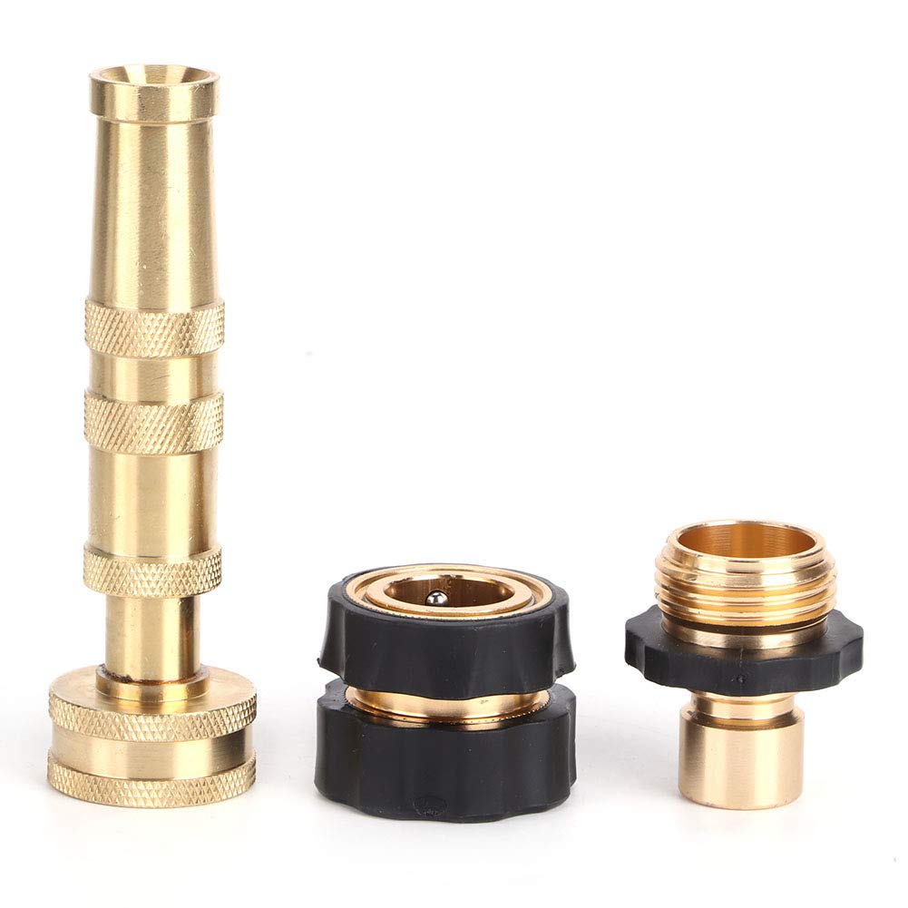 Ugello Per Tubo Da Giardino In Ottone Regolabile SENRISE 10.2 Cm