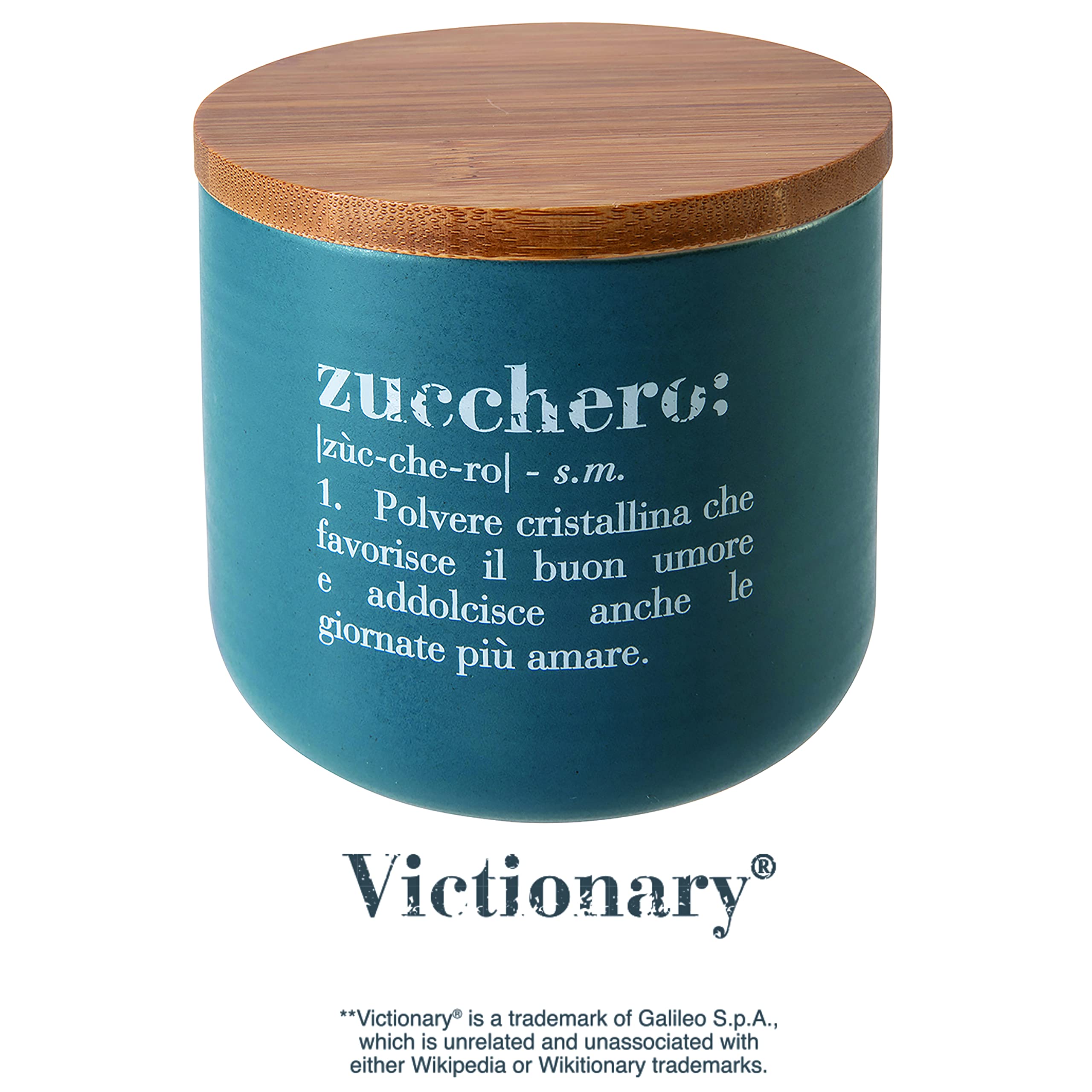Sucrier En Verre Borosilicate 500 Ml Avec Cuillère En Bambou - Villa D’Este Tivoli