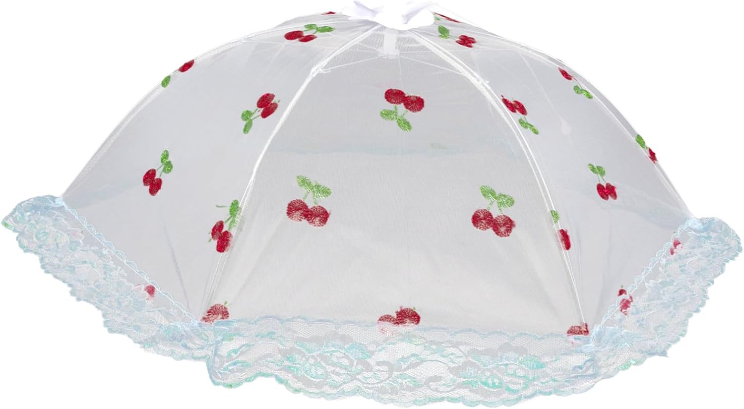 Składana, oddychająca, siatkowa osłona na żywność Ø70 cm, chroniąca przed kurzem, na stół piknikowy, grilla i do użytku domowego