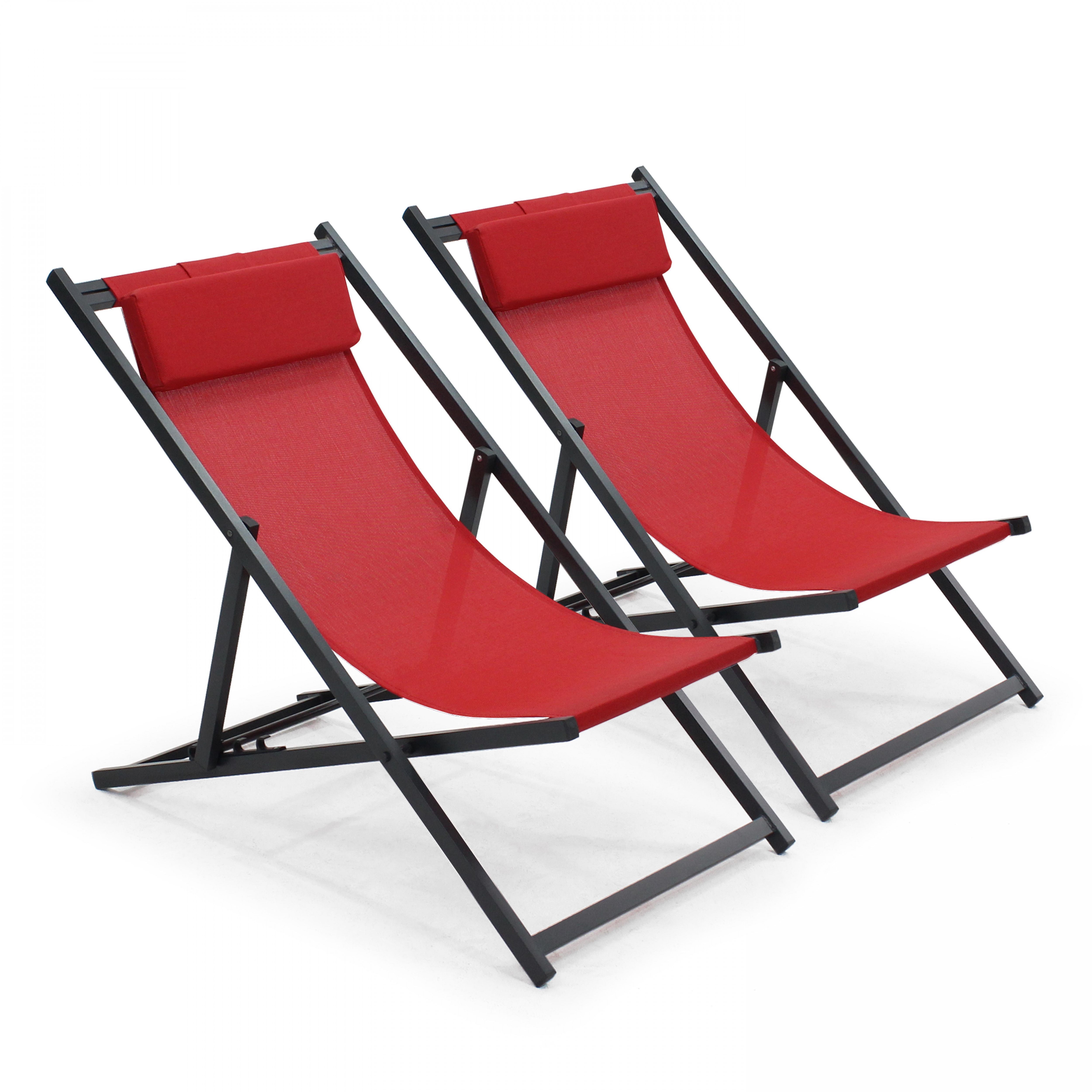 Sedia a Sdraio Flock Eco 6 Posizioni DecHome 8010CN