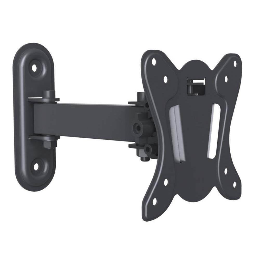 Supporto TV Parete Inclinabile E Girevole - Per TV 13-28 Pollici, VESA 100x100, Bianco - Foto 6