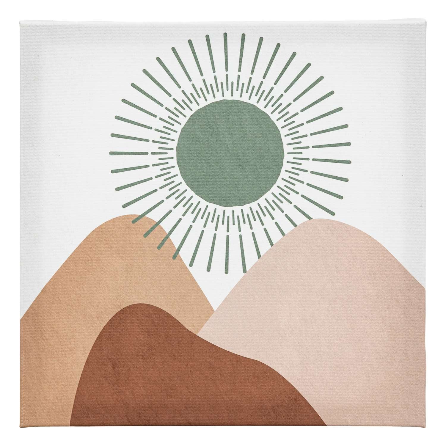 Lot de 5 toiles imprimées SOLEIL - Multicolore - 4