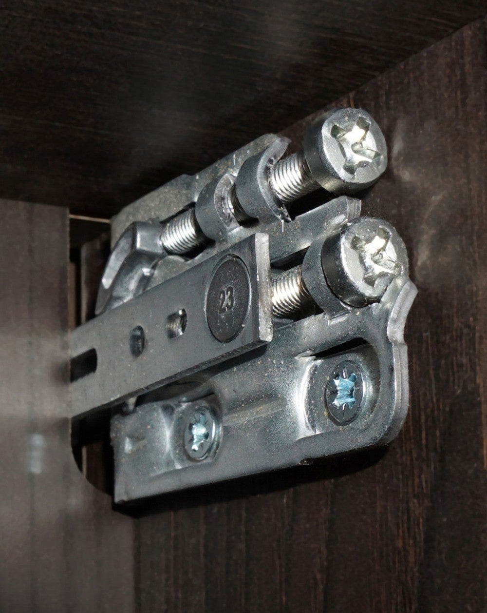 Porta 1 della colonna del bagno sospeso | 140 x 34,9 x 32cm | Armadietto alto per bagno appoggiato | Quercia naturale - 3