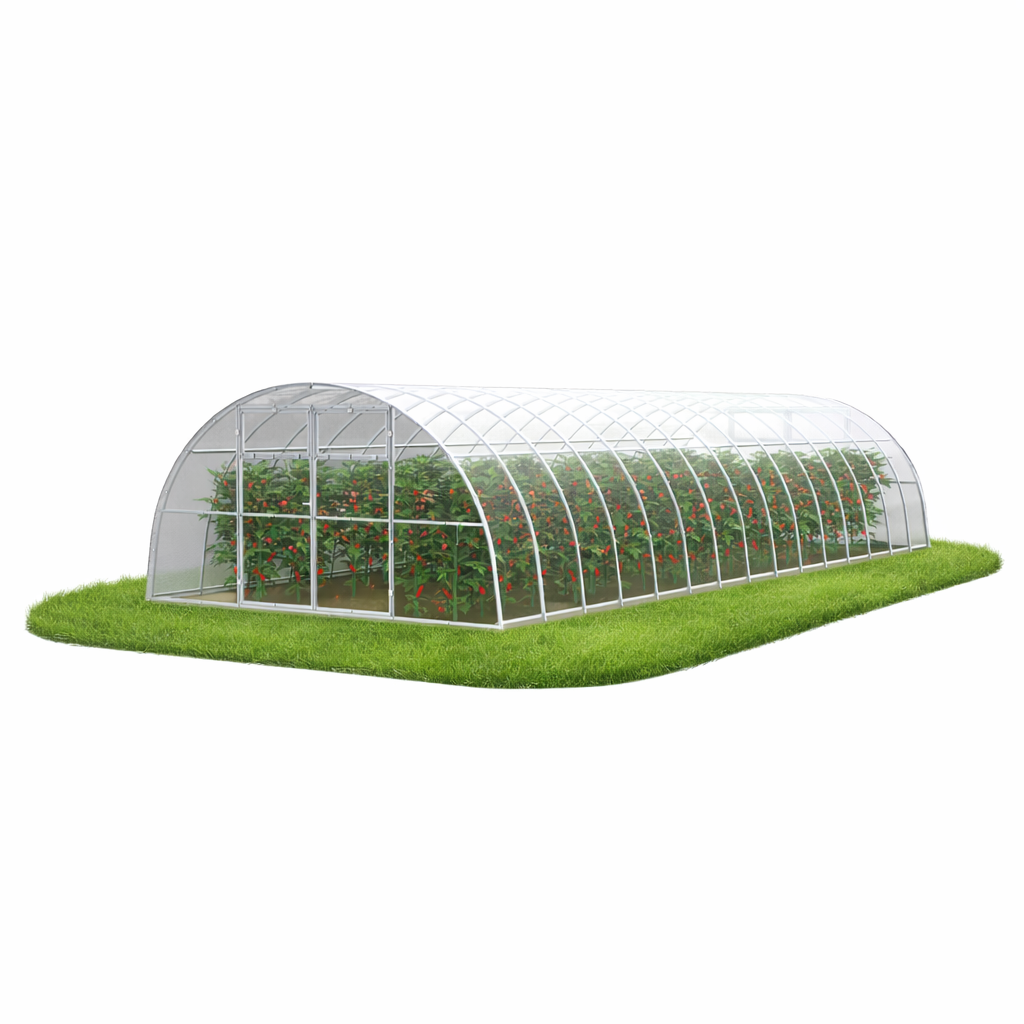 Szklarnia ogrodowa Tunel 4x10 m profile 20x40 poliwęglan 5mm - Szklarnia z poliwęglanu