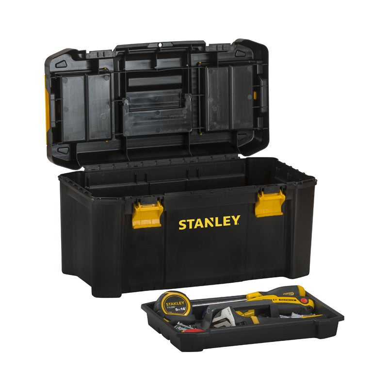 Boîte à outils Stanley Essential 48 cm avec plateau et organiseur en plastique - 3