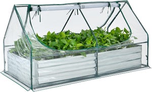 Fioriera 3 In 1 Esterno - Mini Serra Con Letto Rialzato 180x91x90cm | Per Orto Su Balcone E Giardino - Foto 4