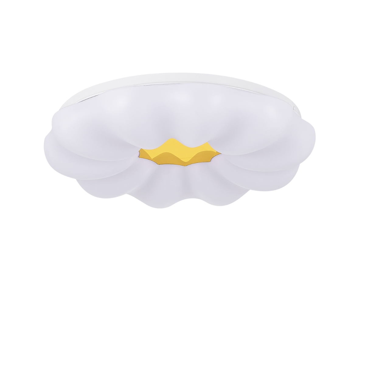 Plafon okrągły LED ARIVA 12W 4000K 1440lm akryl biało-złoty wym:8x26x26cm IP20 Light Prestige