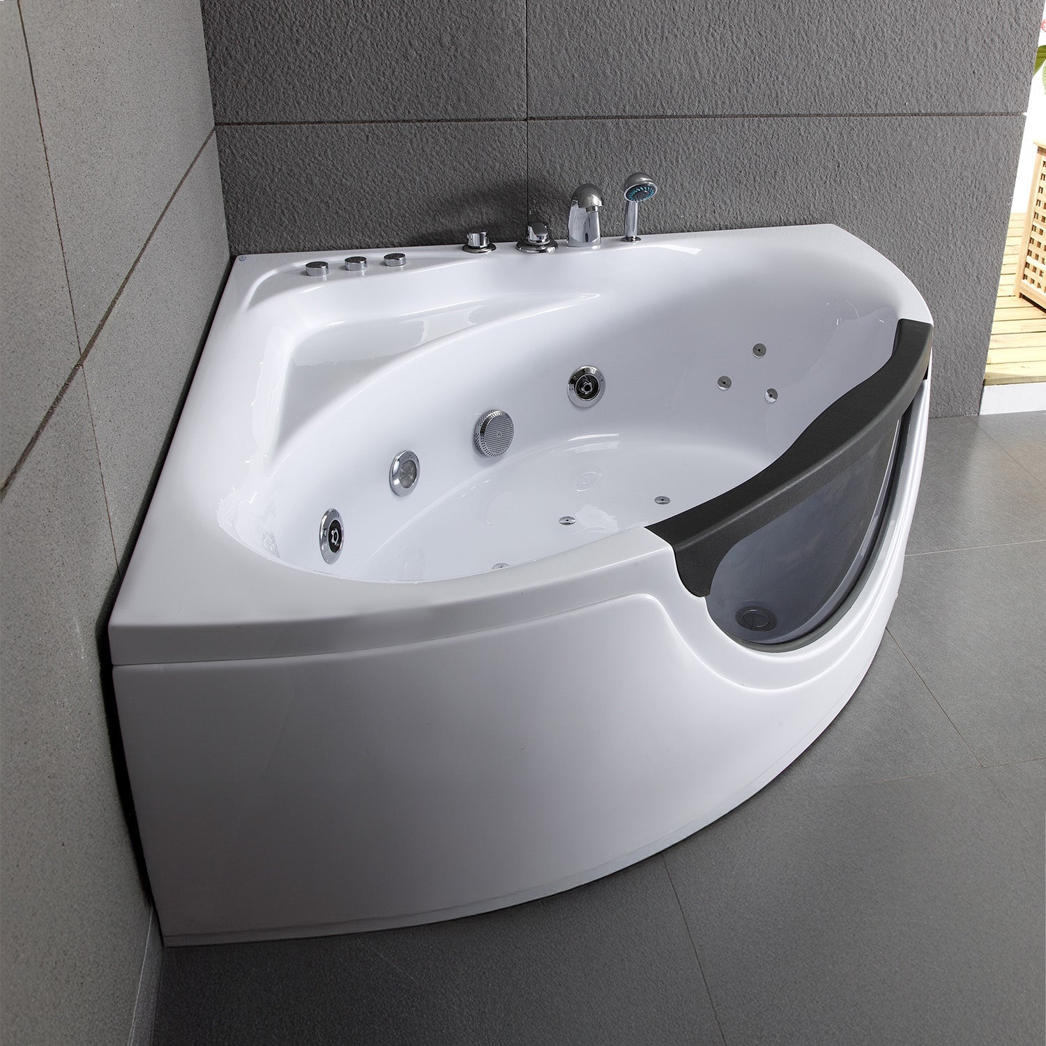 Baignoire Balnéo Tasmanie Jets 135 x135 x54 cm, by SPALINA - 7