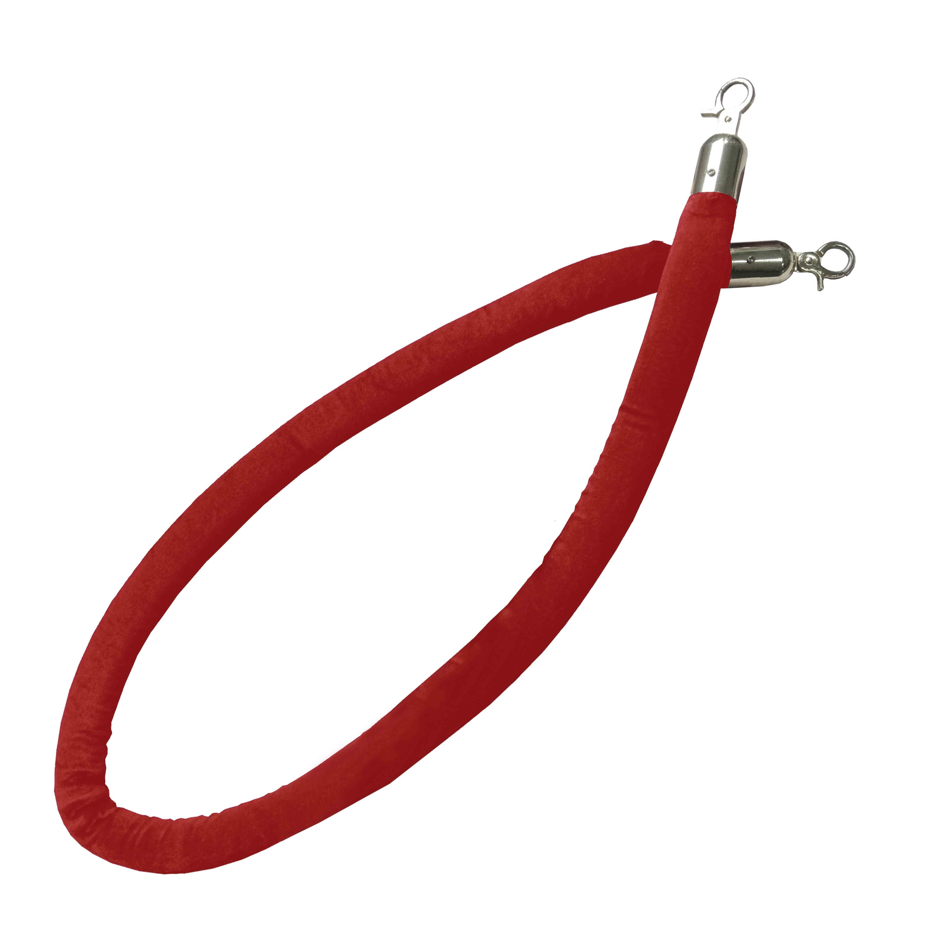 Rideau Occultant Velours Milano Rouge 235x135 Cm – Isolation Thermique & Phonique Avec Passants Et Embrasses