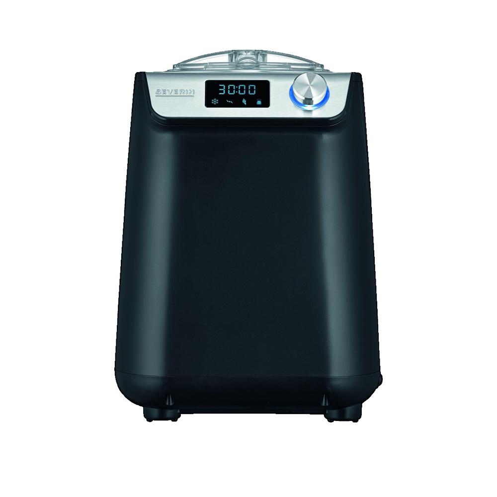 Severin Negro Heladera Y Yogurtera 2 En 1 Ez 7407 Con Compresor 1.2 L - Imagen 2