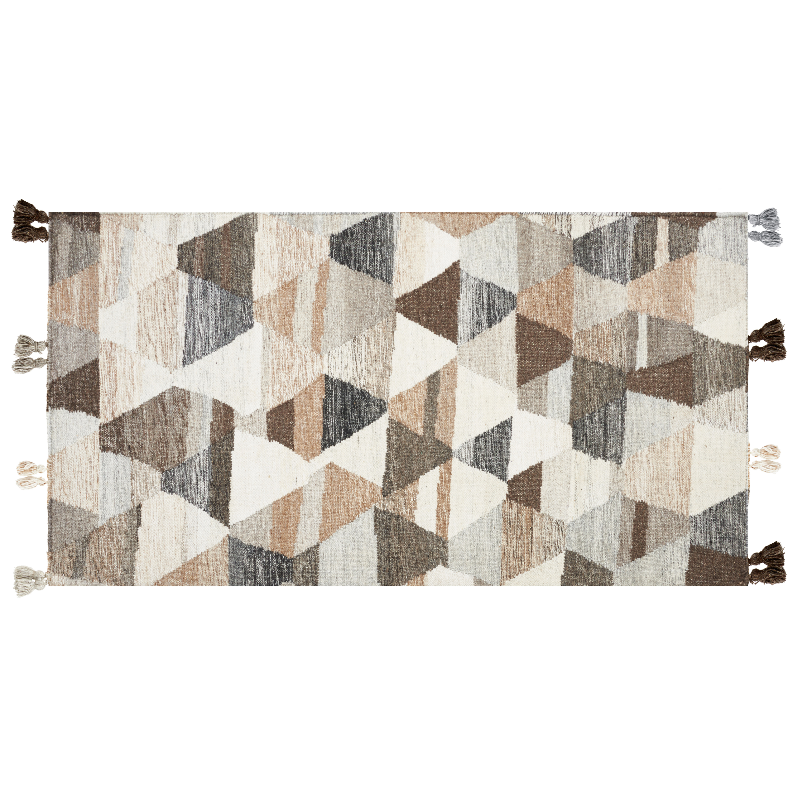 Covor ARGAVAND Bej 80 x 150 cm Lână Kilim
