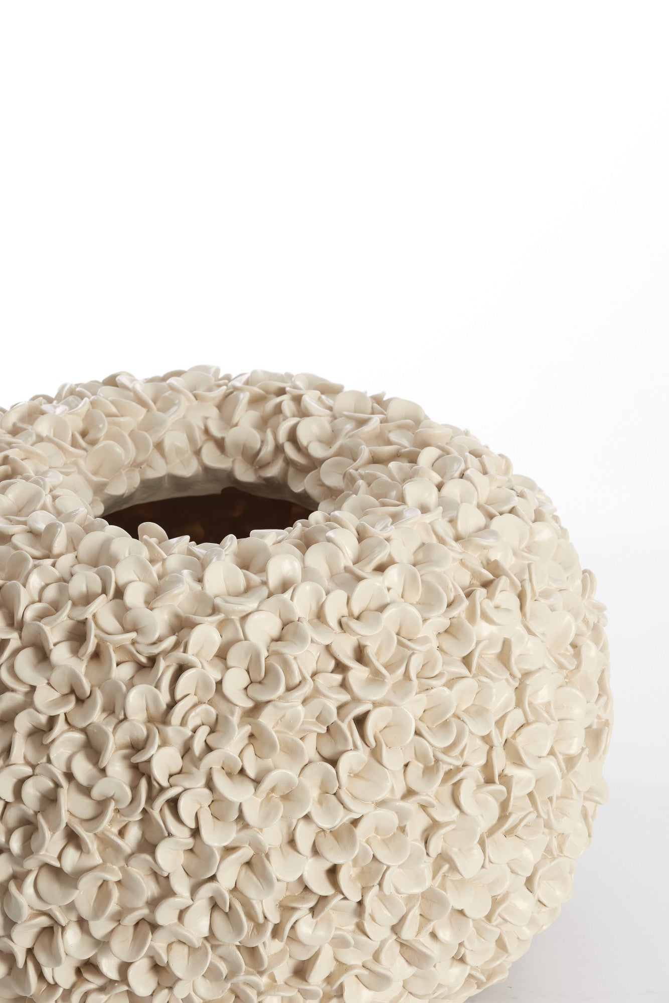 Vaso deco Phylia crema - Ø48x30 cm - 2