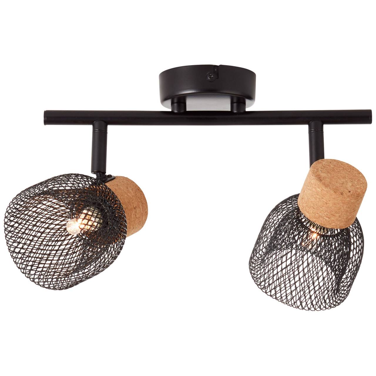 Lampa BRILLIANT, lampa stołowa Odar czarny / beżowy, 1x A60, E27, 42W, z wyłącznikiem sznurkowym - 6