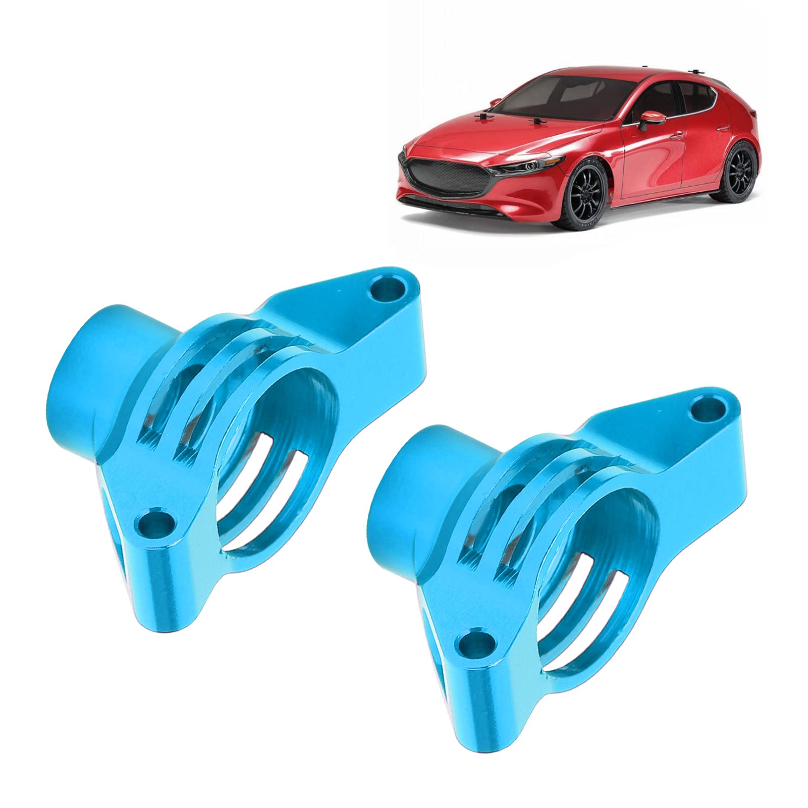 Moyeu de fusée de direction arrière RC en alliage d'aluminium 1/10 pour Tamiya TT02 (bleu) - COMFORTXL | Leroy Merlin