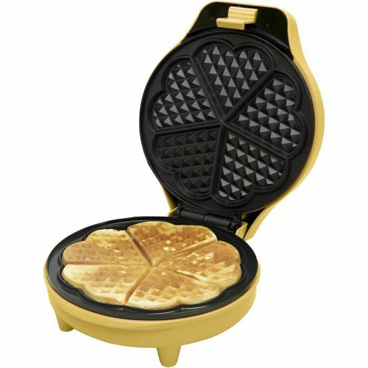 Bestron Gofrera Classic Heart 700 W Amarillo , Leroy Merlin