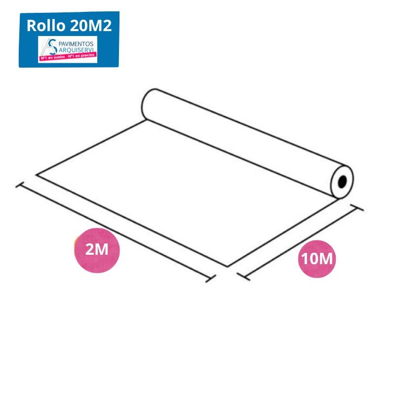 Piso Vinílico efeito Carvalho Amanecer em Rolo 20 m², 1 mm Resistente à água - 8