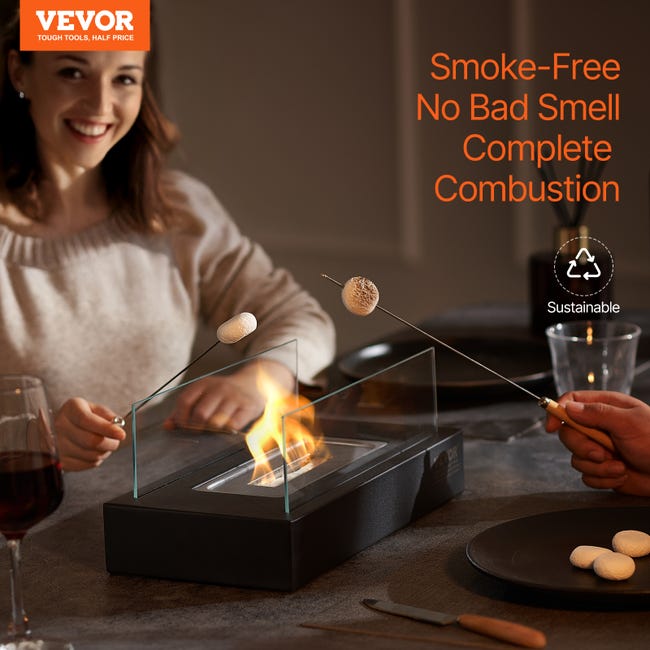 Braciere Da Tavolo A Bioetanolo BRIAN & DANY | Per Interni Ed Esterni | Senza Fumo - Foto 5