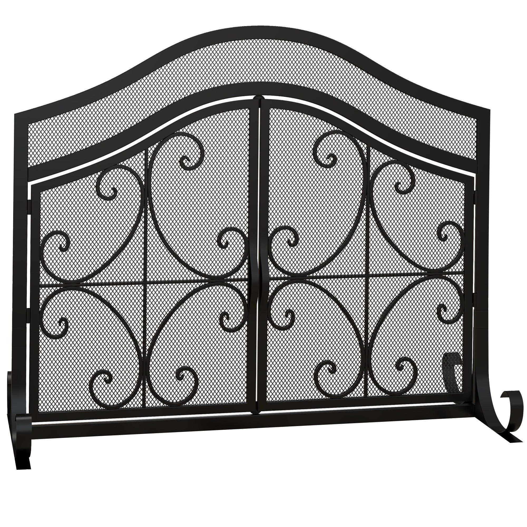 Relaxdays Pare étincelles Cheminée, Fines Mailles, Acier, Sans Trou Protection Etincelles Hxlxp 71 X 61 X 17 Cm Noir 84695450 Relaxdays Pare étincelles Cheminée, Fines Mailles, Acier, Sans Trou Protection Etincelles Hxlxp 71 X 61 X 17 Cm Noir 84695450