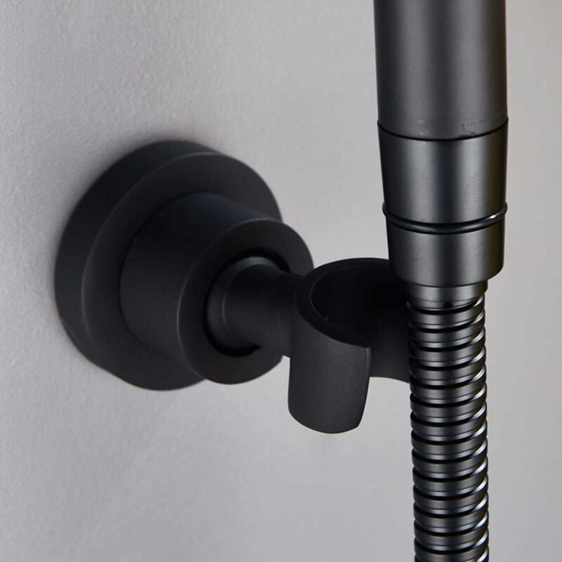 Supporto Soffione Doccia Universale In Acciaio Inox 304 - Regolabile Con 2 Metodi Installazione - Foto 7