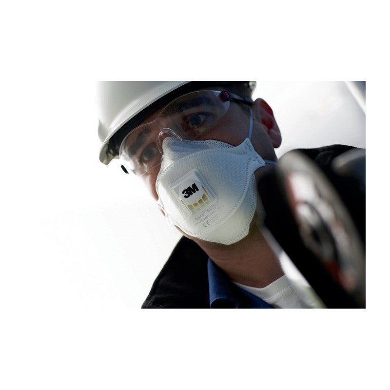 Boîte de 10 masques pliables jetables série Aura™ 9332+ FFP3 NR D avec soupape 3M 7100101249 - 5