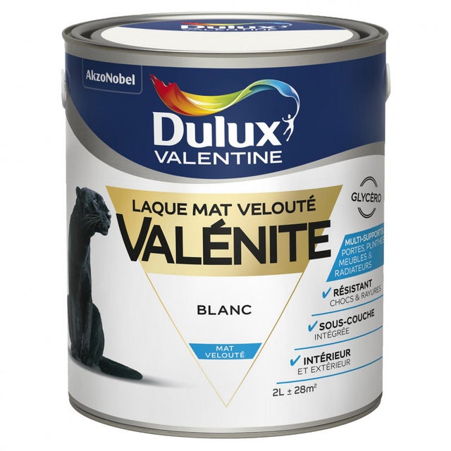 Laque Valénite - mat - 2L DULUX VALENTINE - Ton: Gris tendance