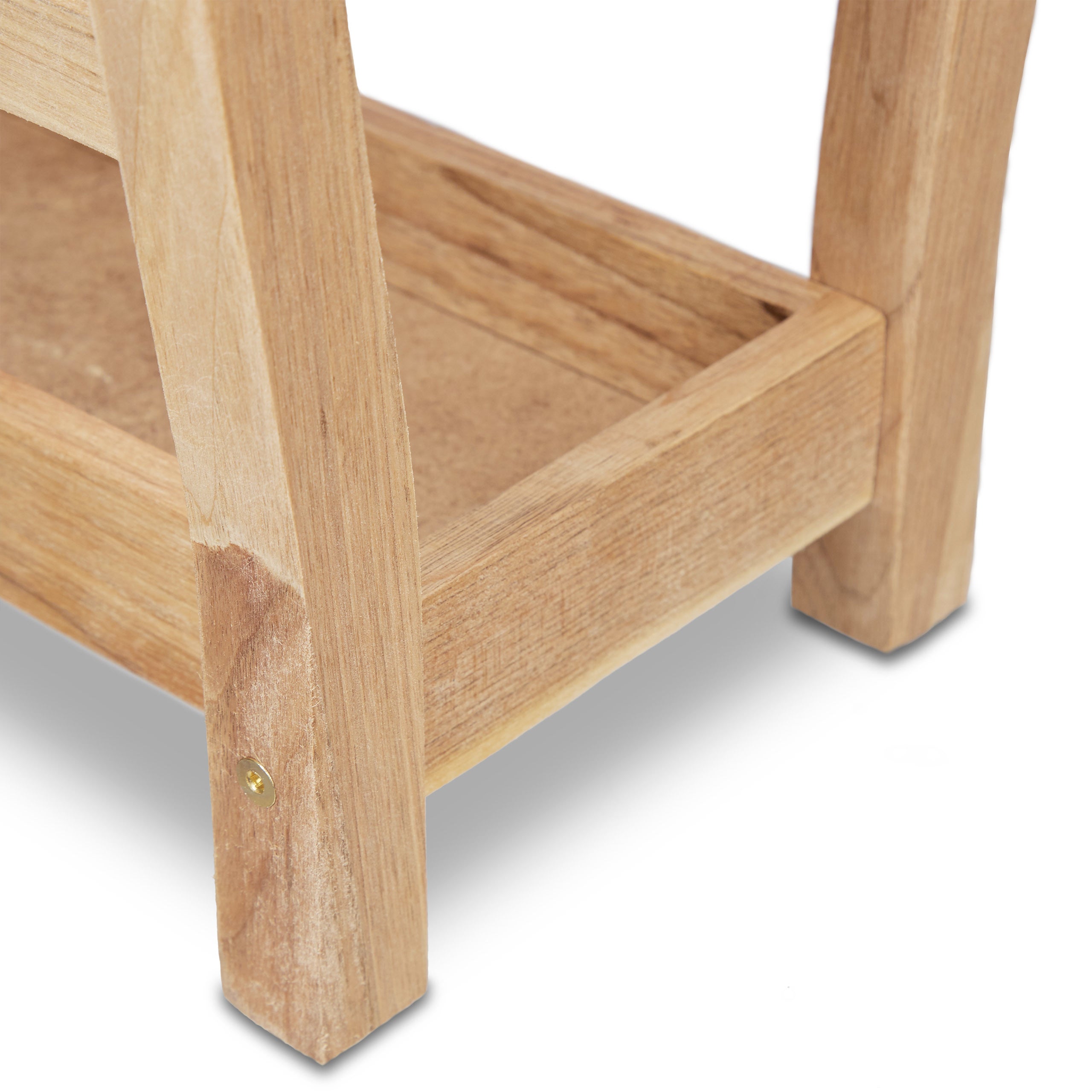 Porte-magazines porte-revues support pour journaux en bois de noyer HxlxP: 38,5 x 26,5 x 40 cm, nature, Relaxdays - 5