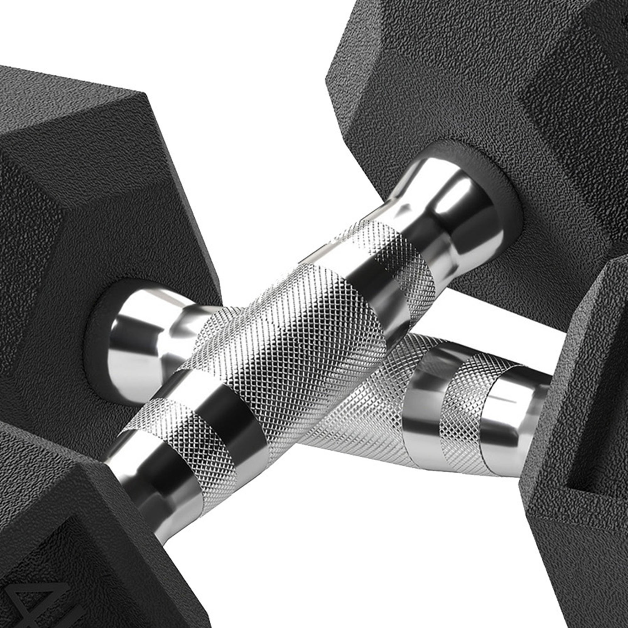Conjunto de Halteres HOMCOM Metal e Borracha Preto 27,2x10,5 cm - 5
