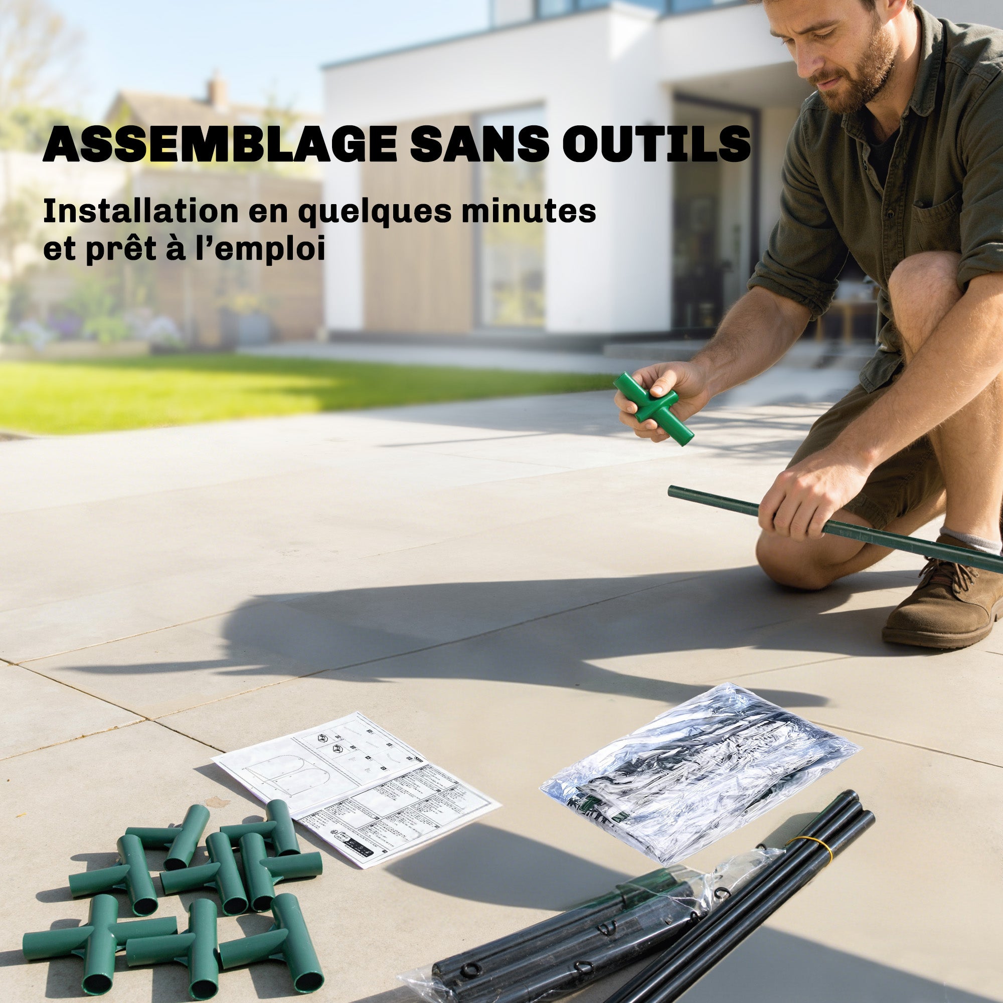 Serre de jardin acier Outsunny - 7