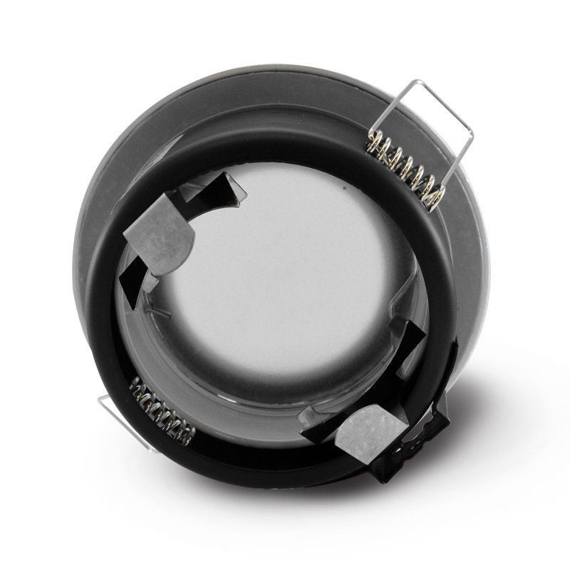Support Spot BBC Rond - Étanche IP65 - Ø83mm - Blanc - Aluminium - 2