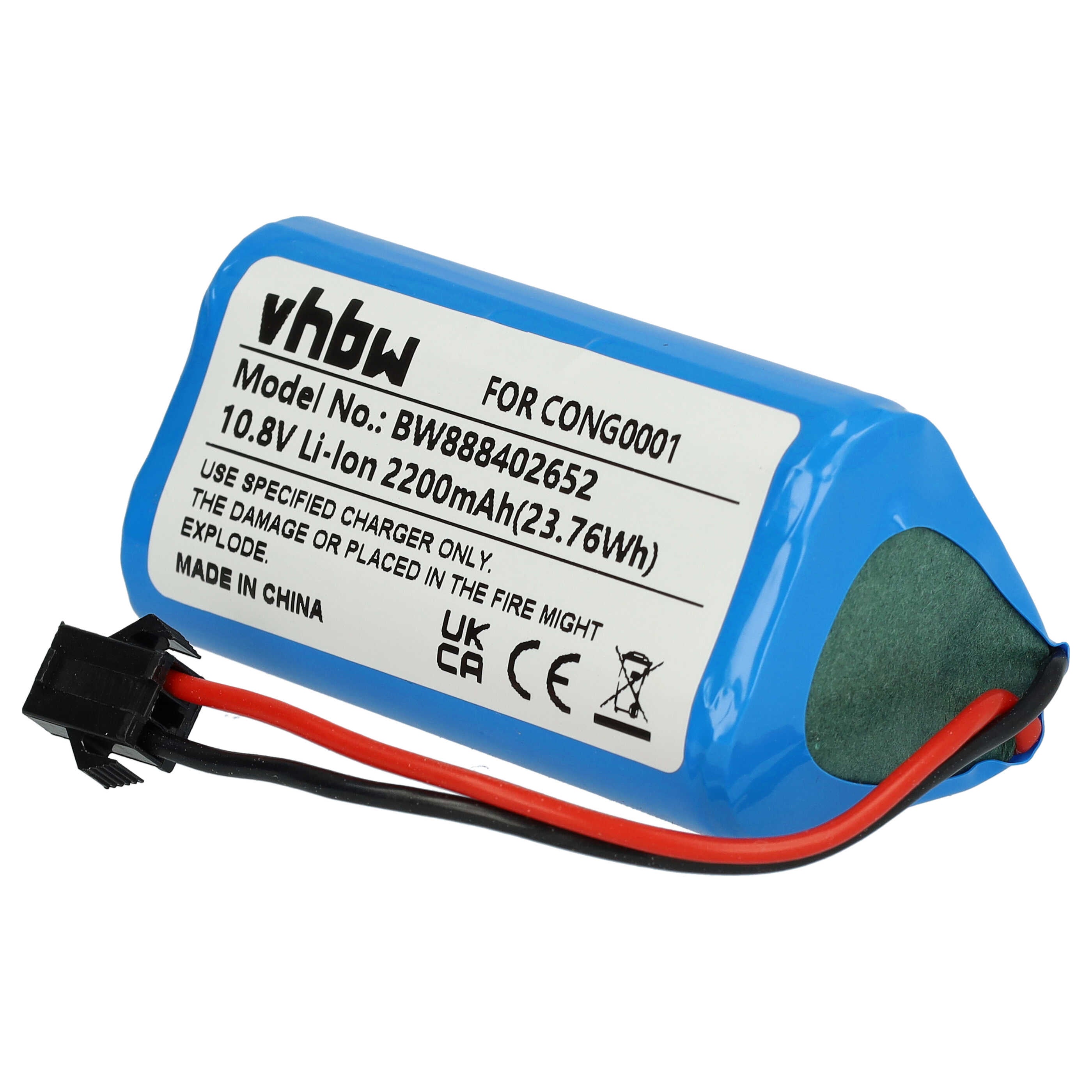 Batteria Vhbw 2600mAh Compatibile Cecotec Excellence 990 Home Cleaner