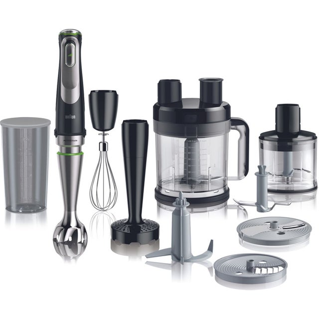 Braun MultiQuick 9 MQ 9187XLI 0,6 L Batidora de inmersión 1200 W Negro, Acero inoxidable