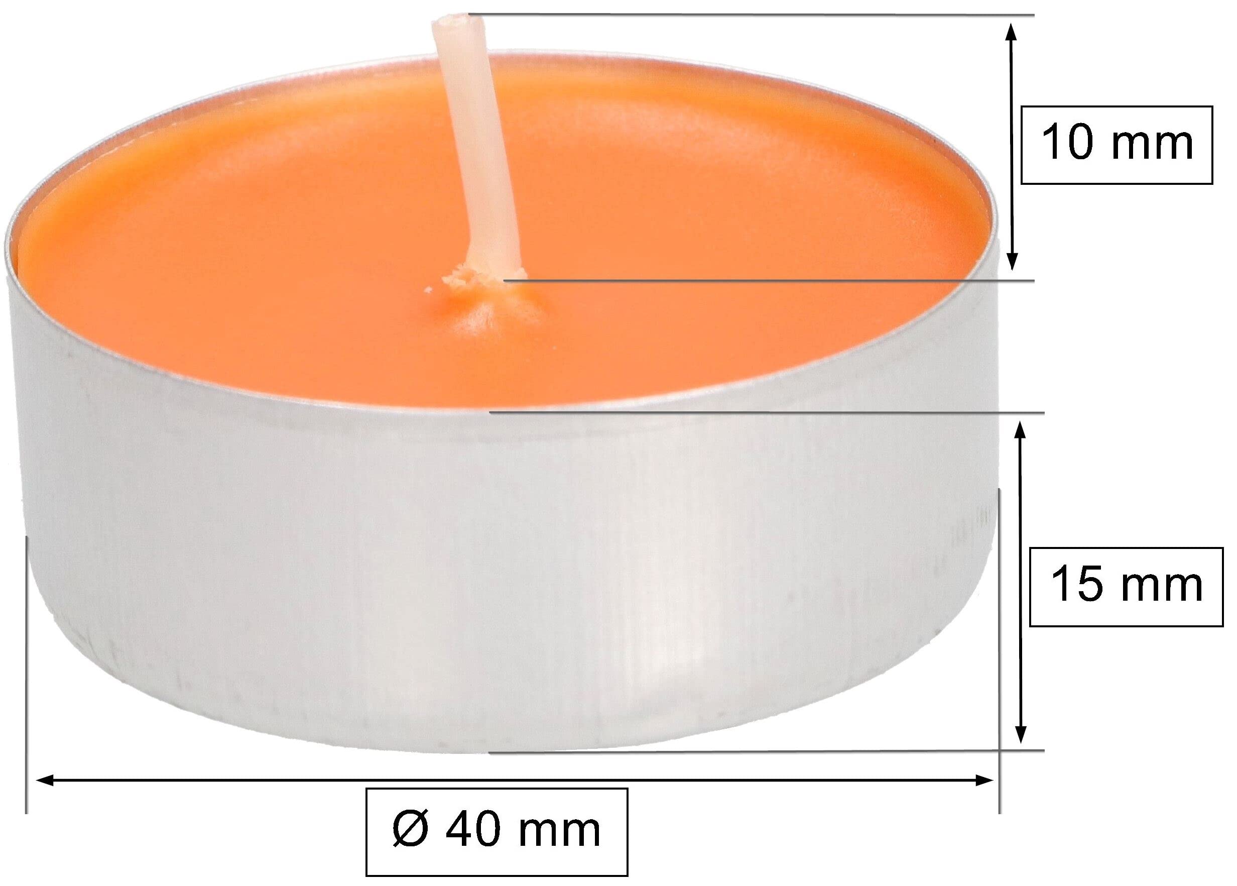 6x tealight podgrzewacze świeczki zapachowe wkład - KOTARBAU - 2