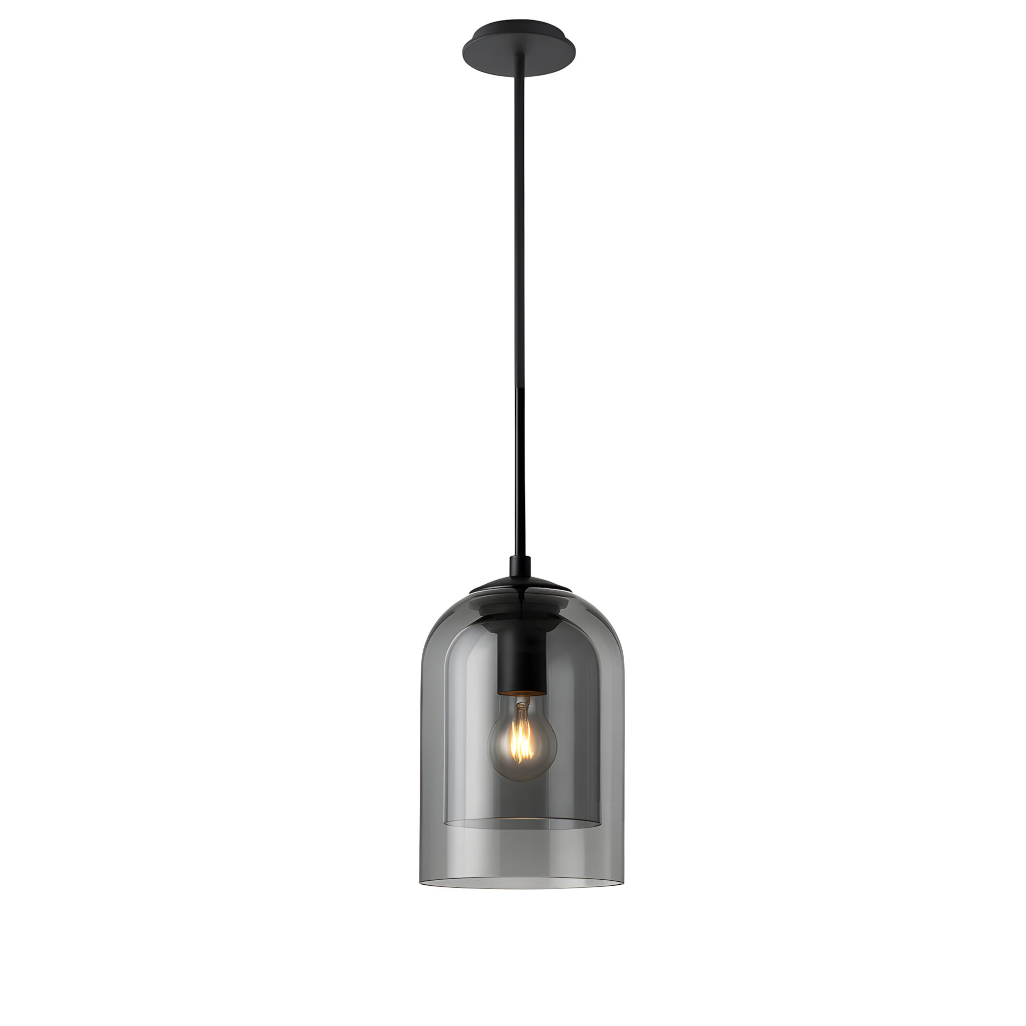 Lampa Sufitowa Wisząca Toolight App1705-1Cp Szary