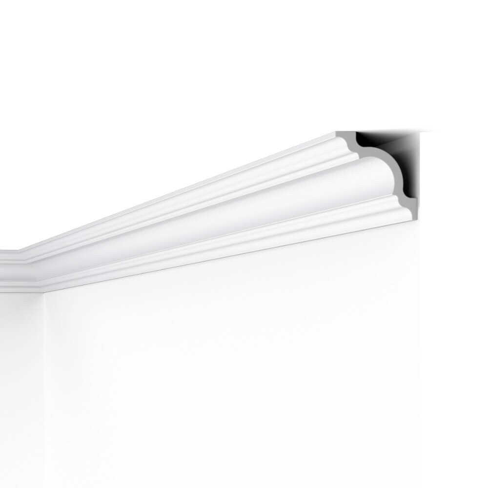 Cornici In Polistirolo Per Soffitto E Pareti - 10 Barre Da 2m, Stile Classico, Bianco, Per Decorazioni - Foto 8