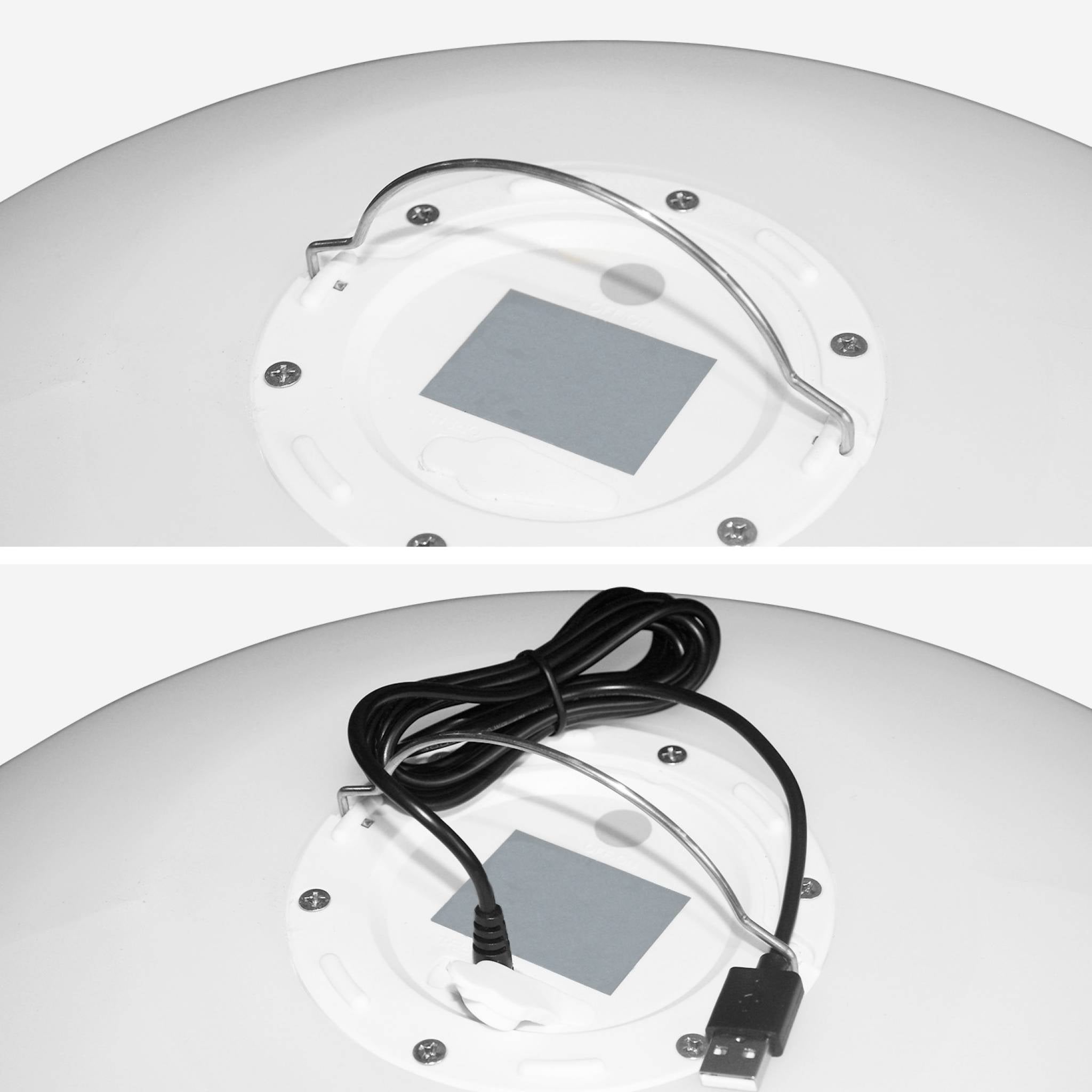 Bola de luz LED com bateria para interior/exterior, Esfera LED, 30x30x28 cm - 6