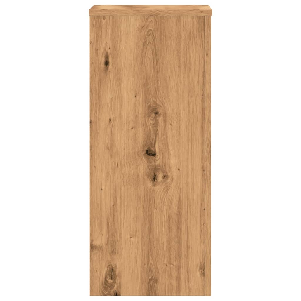 Supports pour plantes 2 pcs chêne artisanal bois d'ingénierie - 5