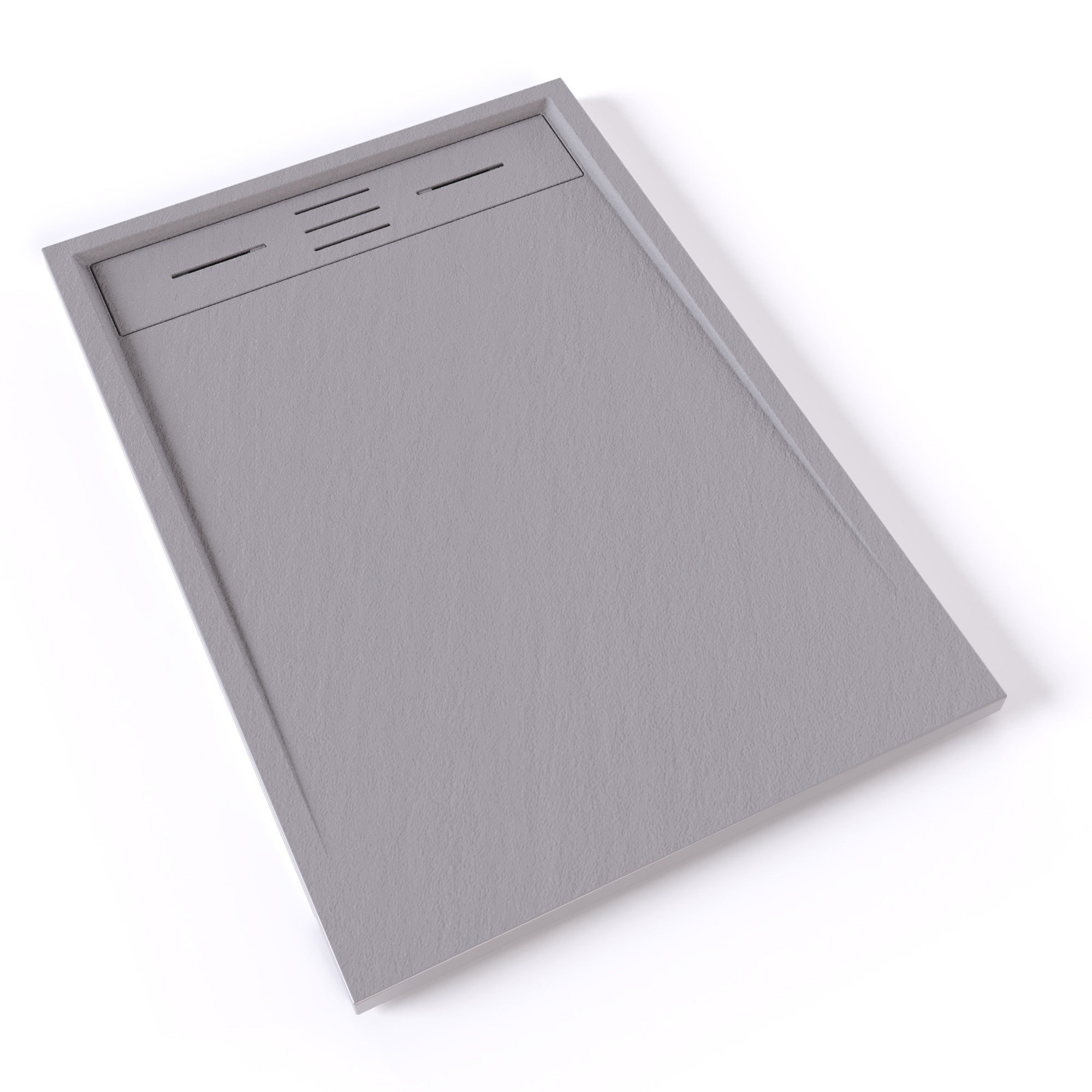 Receveur De Douche 70x100 Cm Anthracite Effet Pierre - Résine - Idralite Réductible