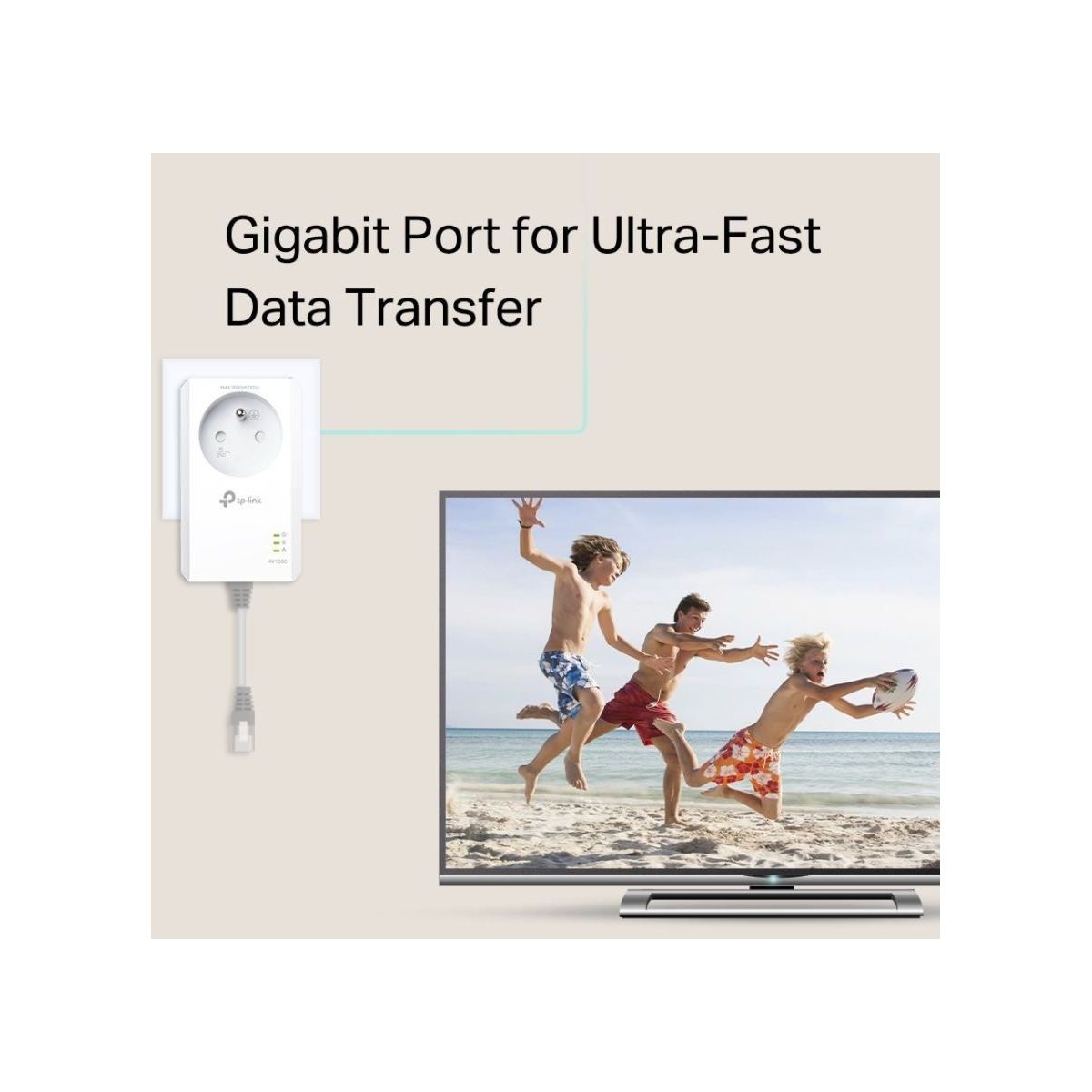 CPL Filaire TP-LINK TL-PA7017P KIT AV1000 mbps pack de 2 - 3