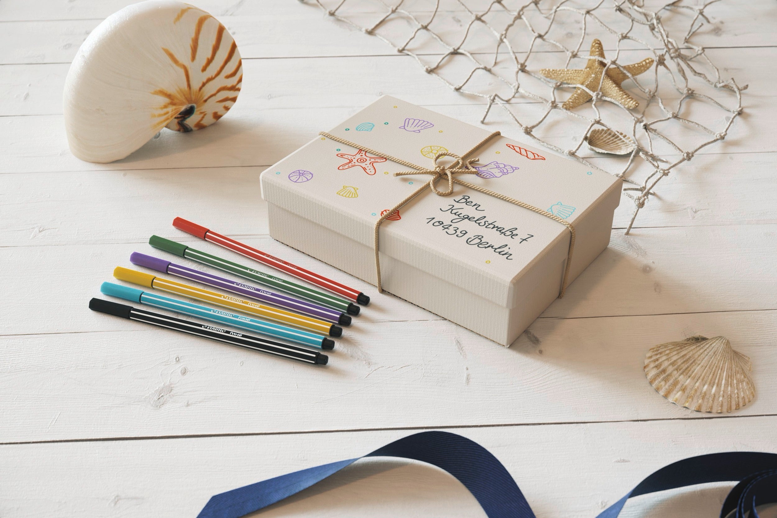 Rotulador stabilo acuarelable pen 68 siena tostado 1 mm (Pack de 10 uds.) - 5