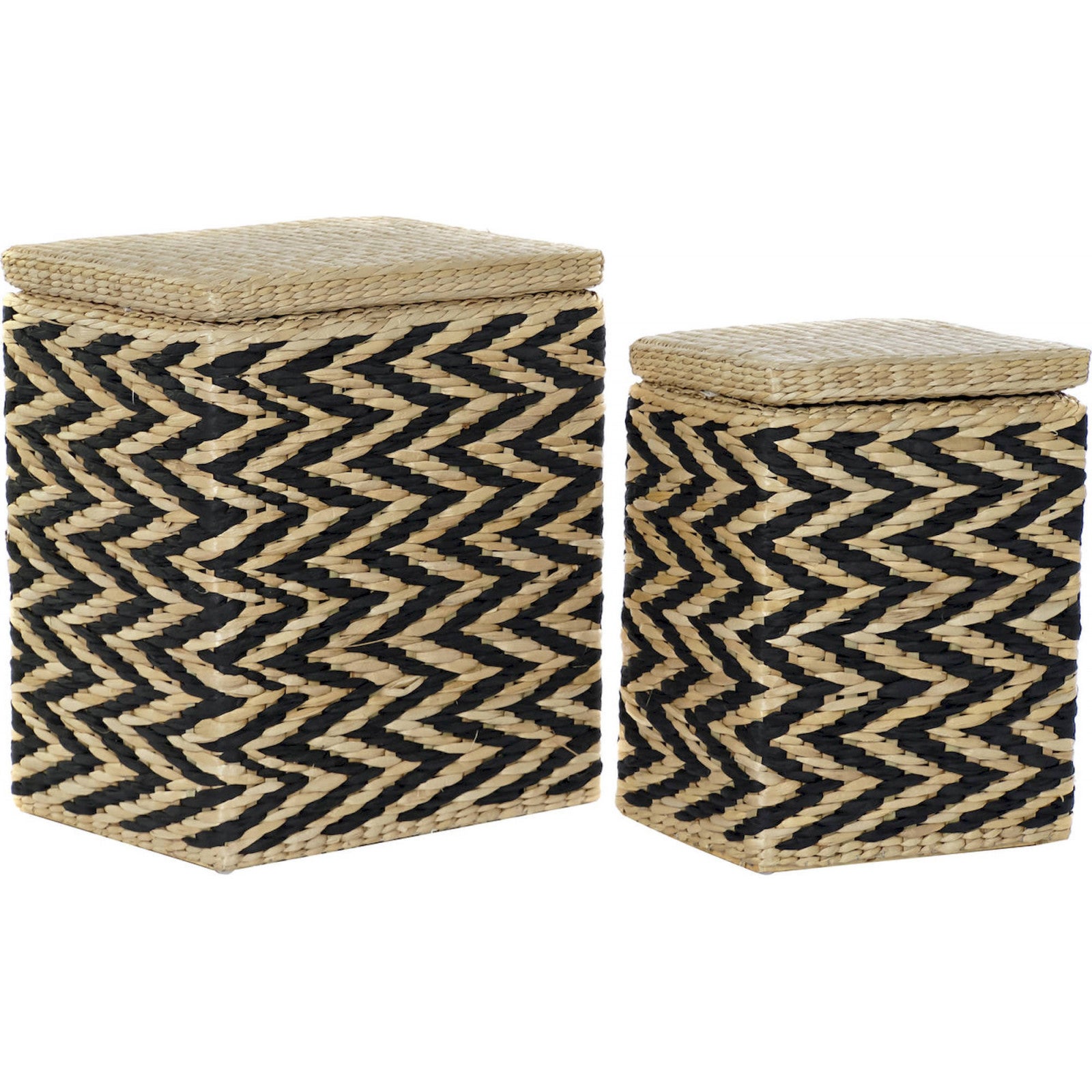 Five Poubelle Salle De Bain 7L – Couvercle Tressé Naturel & Noir – Design Élégant Et Pratique