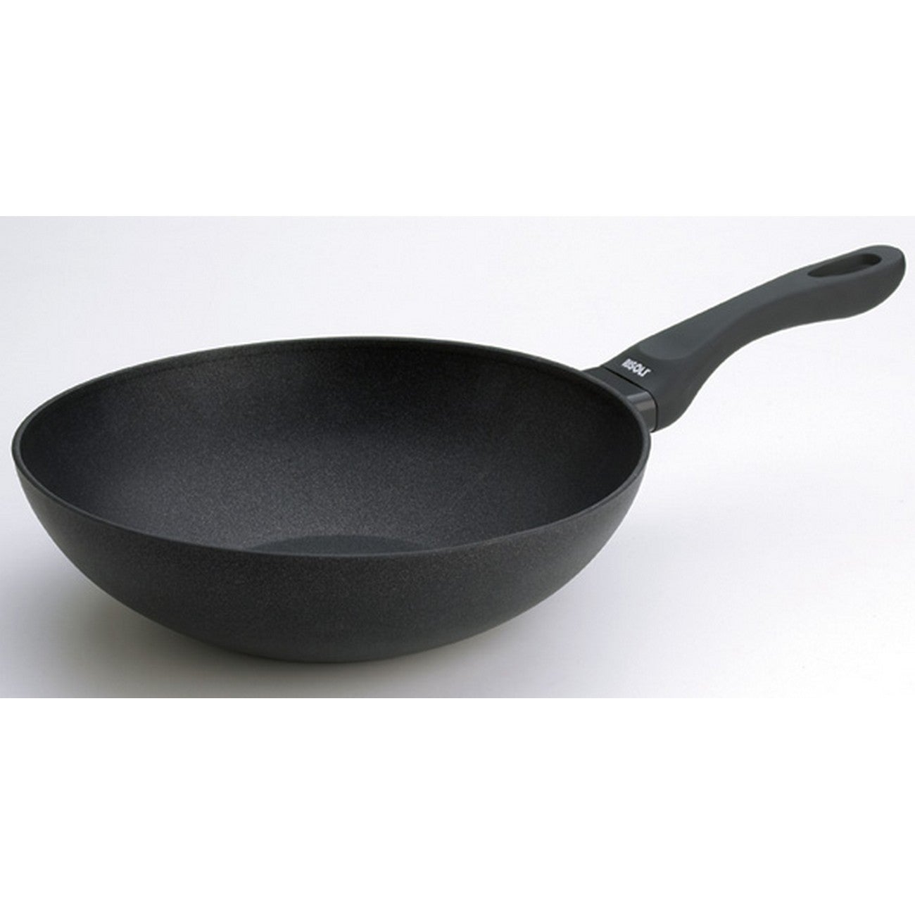Wok Explora, Aluminium Odlewane Ciśnieniowo, Czarny, Risolì