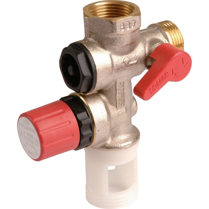 Siphon pour groupe de sécurité sanitaire sur chauffe-eau