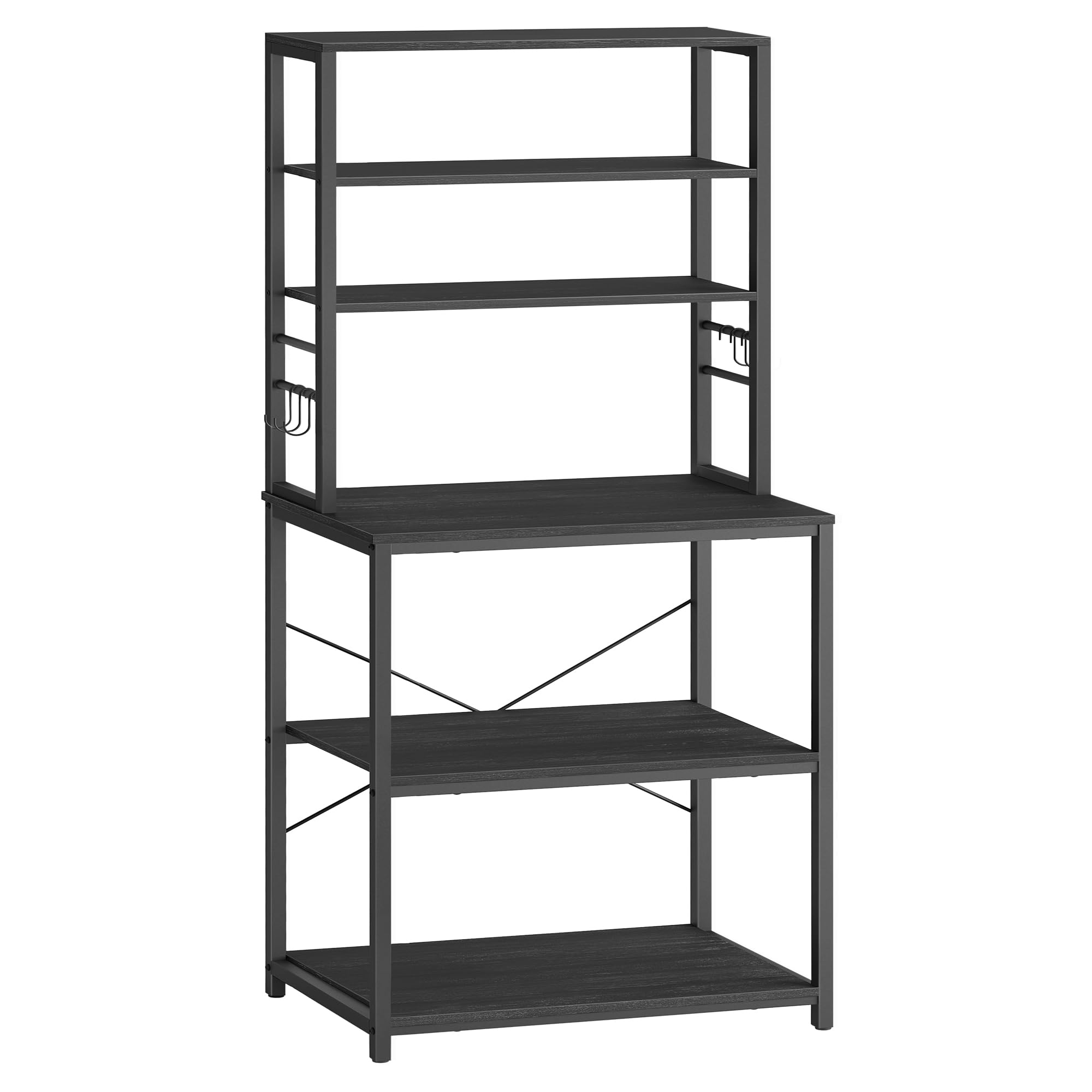 Estantería de cocina alta con espacio para microondas, incluye