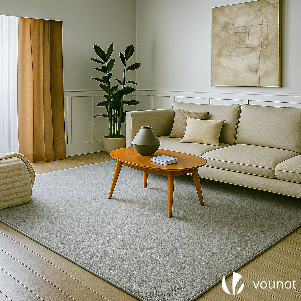 VOUNOT® Alfombra Moderna para Salón 200x300 cm, Gris - 7