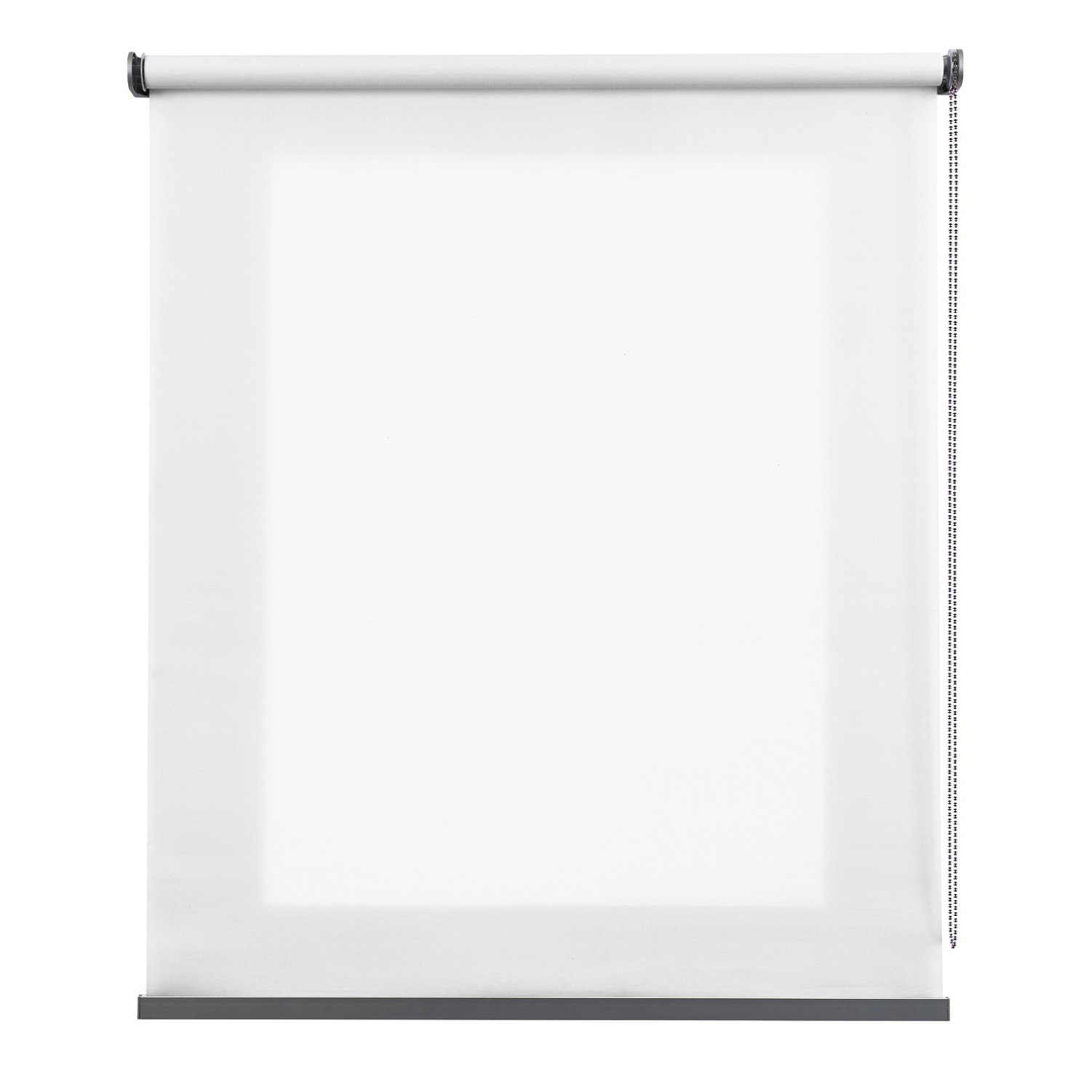 Estores enrollables estor translúcido premium con acabados en aluminio blanco 180x250 cm