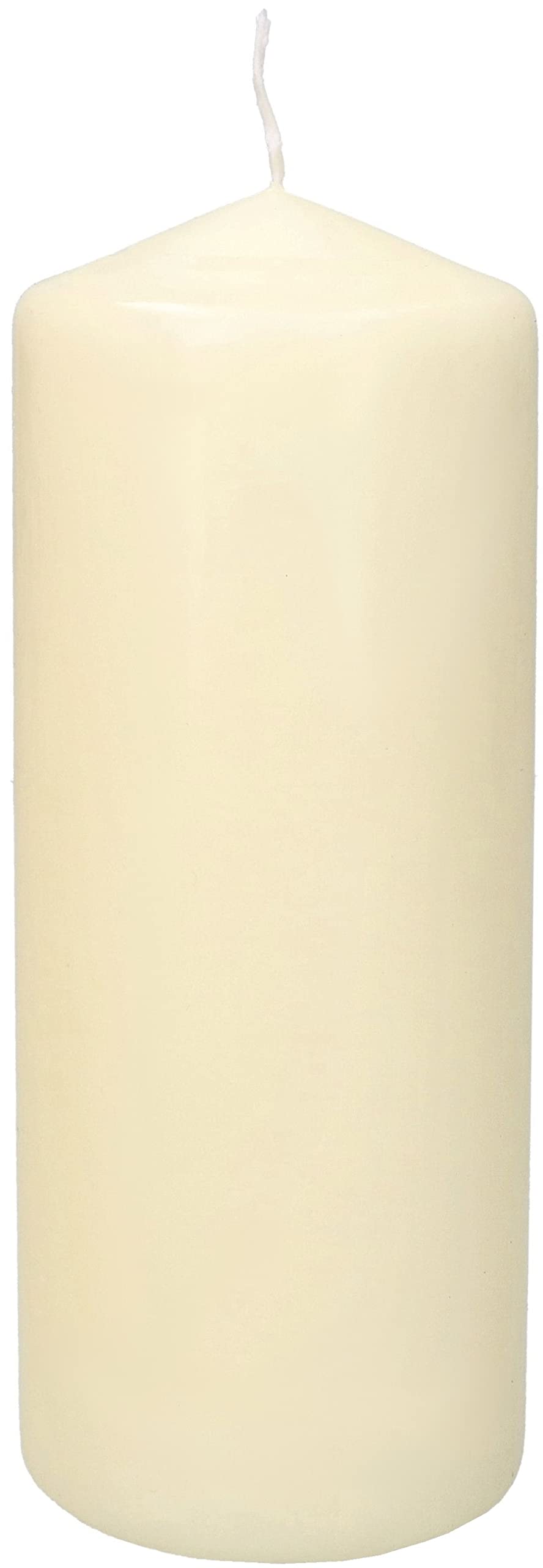 Świece cylindryczne 150 mm - Świece kolumnowe ⌀ 60 mm - Ecru - KOTARBAU