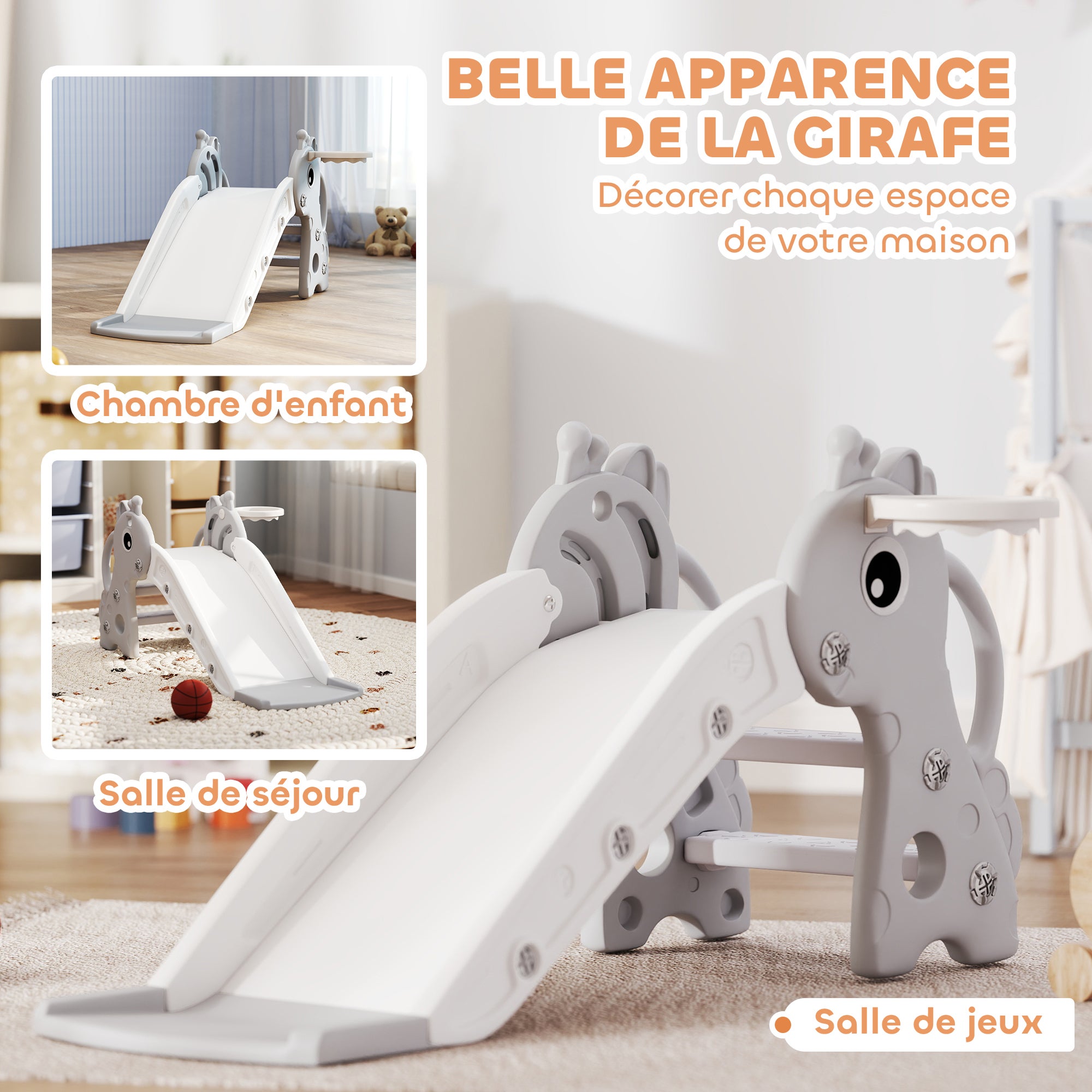 Toboggan pour enfants Plastique AIYAPLAY - 5